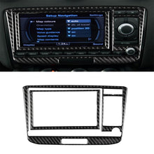 Load image into Gallery viewer, Car Carbon Fiber Air Conditioning CD Panel Decorative Sticker for Audi TT 8n 8J MK123 TTRS 2008-2014, Left and Right Drive Universal, A Style, Air Conditioning CD Panel A