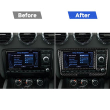 Load image into Gallery viewer, Car Carbon Fiber Air Conditioning CD Panel Decorative Sticker for Audi TT 8n 8J MK123 TTRS 2008-2014, Left and Right Drive Universal, A Style, Air Conditioning CD Panel A