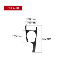 Load image into Gallery viewer, Car Carbon Fiber Gear Shift Panel Decorative Sticker for Audi TT 8n 8J MK123 TTRS 2008-2014, Left Drive, Gear Shift Panel
