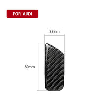 Load image into Gallery viewer, Car Carbon Fiber Passenger Seat Hand Box Switch Decorative Sticker for Audi A3 / 8V 2014-2019, Left Drive, Hand Box Switch, Left Drive