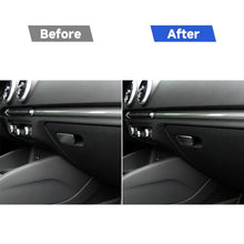 Load image into Gallery viewer, Car Carbon Fiber Passenger Seat Hand Box Switch Decorative Sticker for Audi A3 / 8V 2014-2019, Left Drive, Hand Box Switch, Left Drive