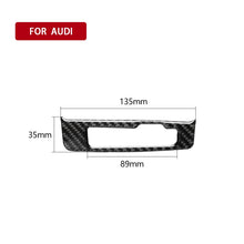 Load image into Gallery viewer, Car Carbon Fiber Gear Shift Frame Decorative Sticker for Audi A3 / 8V 2014-2019, Left Drive, Gear Shift Frame, Left Drive