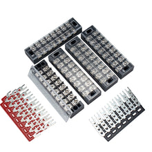 Load image into Gallery viewer, 5 PCS Car 8-way 25A TB-2508 Dual Row Power Terminal Connector + 8-position Connection Strip with Cover, 8-way 25A