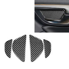 Load image into Gallery viewer, 4 PCS Car Carbon Fiber Inner Door Bowl Decorative Stickers for Volvo V60 2010-2017 / S60 2010-2018, Left and Right Drive Universal, Inner Door Bowl