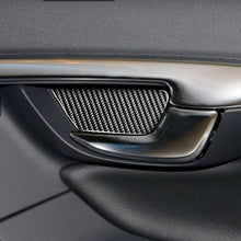 Load image into Gallery viewer, 4 PCS Car Carbon Fiber Inner Door Bowl Decorative Stickers for Volvo V60 2010-2017 / S60 2010-2018, Left and Right Drive Universal, Inner Door Bowl