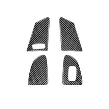 Load image into Gallery viewer, 4 PCS Car Carbon Fiber Window Lifting Button Decorative Stickers for Volvo V60 / XC60 2010-2017 / S60 2010-2018, Left Drive, Window Lifting Button, Left Drive C
