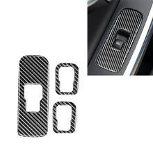 Load image into Gallery viewer, 3 PCS Car Carbon Fiber Window Lifting Button Decorative Stickers for Volvo V60 2010-2017 / S60 2010-2018, Right Drive, Window Lifting Button, Right Drive