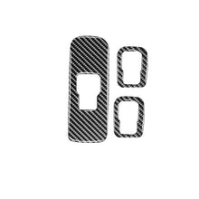 Load image into Gallery viewer, 3 PCS Car Carbon Fiber Window Lifting Button Decorative Stickers for Volvo V60 2010-2017 / S60 2010-2018, Right Drive, Window Lifting Button, Right Drive