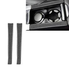 Load image into Gallery viewer, Car Carbon Fiber Armrest Cup Holder Decorative Stickers for Volvo V60 2010-2017 / S60 2010-2018, Left and Right Drive Universal, Armrest Cup Holder
