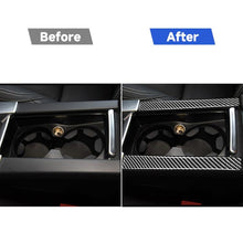 Load image into Gallery viewer, Car Carbon Fiber Armrest Cup Holder Decorative Stickers for Volvo V60 2010-2017 / S60 2010-2018, Left and Right Drive Universal, Armrest Cup Holder