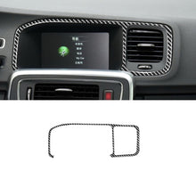 Load image into Gallery viewer, Car Carbon Fiber Navigation Frame Decorative Stickers for Volvo V60 2010-2017 / S60 2010-2018, Left Drive, Navigation Frame, Left Drive