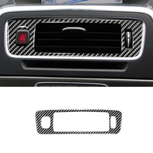 Load image into Gallery viewer, Car Carbon Fiber Central Control Below Air Outlet Decorative Stickers for Volvo V60 2010-2017 / S60 2010-2018, Right Drive, Central Control Below Air Outlet, Right Drive