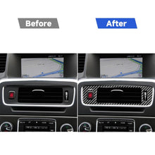 Load image into Gallery viewer, Car Carbon Fiber Central Control Below Air Outlet Decorative Stickers for Volvo V60 2010-2017 / S60 2010-2018, Right Drive, Central Control Below Air Outlet, Right Drive
