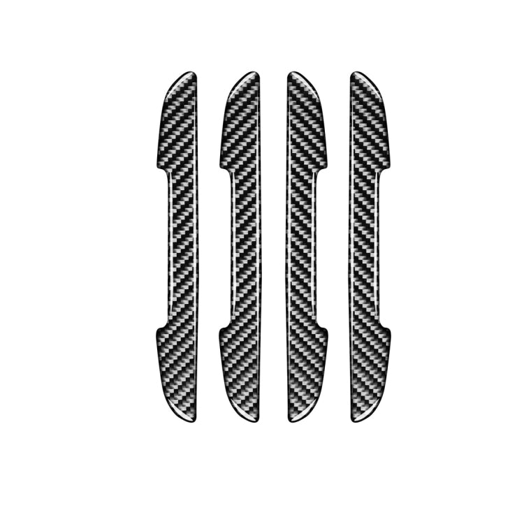 4 PCS Car Carbon Fiber Side Anti-collision Bumper Strip for Chevrolet Cruze 2009-2015, Left and Right Drive Universal, Side Anti-collision Strip
