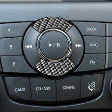 Load image into Gallery viewer, Car Carbon Fiber CD Button Decorative Sticker for Chevrolet Cruze 2009-2015, Left and Right Drive Universal, CD Button