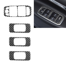 Load image into Gallery viewer, 4 in 1 Car Carbon Fiber Lifting Panel Decorative Stickers for Jaguar F-PACE X761 XE X760 2016-2020, Right Drive, Lifting Panel, Right Drive