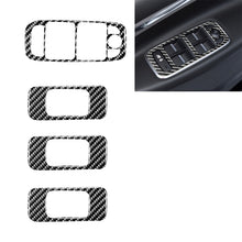 Load image into Gallery viewer, 4 in 1 Car Carbon Fiber Lifting Panel Decorative Stickers for Jaguar F-PACE X761 XE X760 2016-2020, Left Drive, Lifting Panel, Left Drive