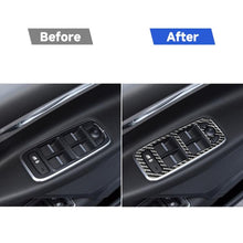 Load image into Gallery viewer, 4 in 1 Car Carbon Fiber Lifting Panel Decorative Stickers for Jaguar F-PACE X761 XE X760 2016-2020, Left Drive, Lifting Panel, Left Drive