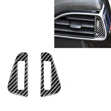 Load image into Gallery viewer, 2 PCS Car Carbon Fiber Left and Right Air Outlet Decorative Stickers for Jaguar F-PACE X761 XE X760 XF X260 XJ 2016-2020, Left and Right Drive Universal, Air Outlet