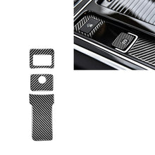Load image into Gallery viewer, 3 in 1 Car Carbon Fiber Electronic Handbrake Decorative Stickers for Jaguar F-PACE X761 XE X760 XF X260 2016-2020, Left and Right Drive Universal, Electronic Handbrake