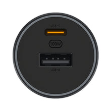 Load image into Gallery viewer, Original Xiaomi CC07ZM 100W Dual Ports USB + USB-C / Type-C Car Charger Fast Charging Version 1A1C, 100W