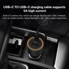 Load image into Gallery viewer, Original Xiaomi CC07ZM 100W Dual Ports USB + USB-C / Type-C Car Charger Fast Charging Version 1A1C, 100W