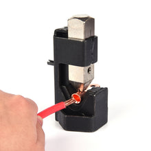 Load image into Gallery viewer, Car Battery Cable Hammer Crimper Hammer Lug Crimper Tool Pliers with T2 Copper 8 x 3/8 Heavy-duty Cold-pressed Wire Terminals, 8 x 3/8