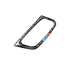 Car Carbon Fiber Tricolor Key Hole Decorative Sticker for BMW E70 X5 / E71 X6 2009-2013, Left Drive, Key Hole(Tricolor)