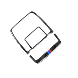 2 in 1 Car Carbon Fiber Tricolor Reading Light Decorative Sticker for BMW E70 X5 / E71 X6 2008-2013, Left and Right Drive Universal, Reading Light(Tricolor)