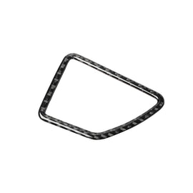 2 in 1 Car Carbon Fiber Solid Color Dashboard Air Outlet Decorative Sticker for BMW E70 X5 / E71 X6 2008-2013, Left Drive, Dashboard Air Outlet