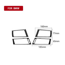 Load image into Gallery viewer, 4 in 1 Car Carbon Fiber Side Air Outlet Decorative Sticker for BMW 2008-2013 X5 E70 / X6 E71, Left and Right Drive Universal, Side Air Outlet