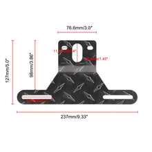 Load image into Gallery viewer, Car Tail Rear License Plate Frame Aluminum Trailer License Plate Light Bracket, Aluminum Trailer License Plate Light Bracket