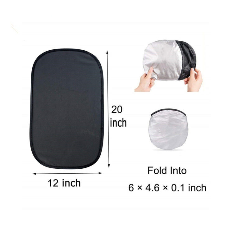Car Net Yarn Sunscreen Electrostatic Window Sunshade Cover, Size: 51 x 31cm, Size: 51 x 31cm