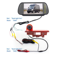 Load image into Gallery viewer, PZ463 Car Waterproof 170 Degree View Camera + 7 inch Rearview Monitor for Renault / Opel, PZ463 + 7 inch Rearview Monitor