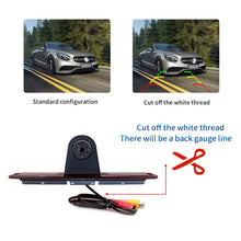 Load image into Gallery viewer, PZ461 Car Waterproof High Position Tail Light Brake Light View Camera + 7 inch Rearview Monitor for Mercedes Benz / Volkswagen, PZ461 + 7 inch Rearview Monitor