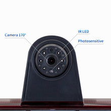 Load image into Gallery viewer, PZ461 Car Waterproof High Position Tail Light Brake Light View Camera + 7 inch Rearview Monitor for Mercedes Benz / Volkswagen, PZ461 + 7 inch Rearview Monitor