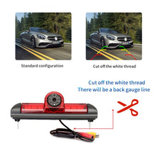 Load image into Gallery viewer, PZ460 Car Waterproof HD High Position Brake Light View Camera + 7 inch Rearview Monitor for Fiat / Citroen / Peugeot, PZ460  + 7 inch Rearview Monitor
