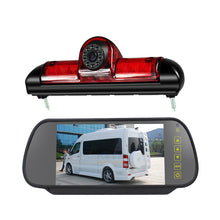 Load image into Gallery viewer, PZ460 Car Waterproof HD High Position Brake Light View Camera + 7 inch Rearview Monitor for Fiat / Citroen / Peugeot, PZ460  + 7 inch Rearview Monitor