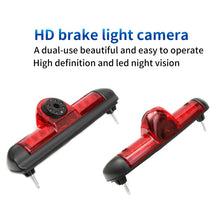Load image into Gallery viewer, PZ460 Car Waterproof HD High Position Brake Light View Camera + 7 inch Rearview Monitor for Fiat / Citroen / Peugeot, PZ460  + 7 inch Rearview Monitor