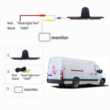 Load image into Gallery viewer, PZ461 Car Waterproof High Position Tail Light Brake Light View Camera for Mercedes Benz / Volkswagen, PZ461