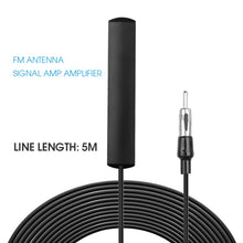 Load image into Gallery viewer, ANT-309 Car Electronic Stereo FM Radio Amplifier Antenna Aerial Hidden Amplifier Antenna Signal Booster, Length: 5m, Antenna Length: 5m