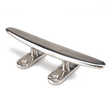 Load image into Gallery viewer, Marine Stainless Steel Flat Top 4 inch Base Boat Cleats Dock with Screws, A2347