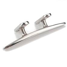 Load image into Gallery viewer, Marine Stainless Steel Flat Top 4 inch Base Boat Cleats Dock with Screws, A2347