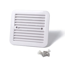 Load image into Gallery viewer, 12V White Air Vent with Fan RV Trailer Caravan Mute Side Air Ventilation, A0672-01