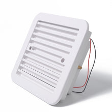 Load image into Gallery viewer, 12V White Air Vent with Fan RV Trailer Caravan Mute Side Air Ventilation, A0672-01