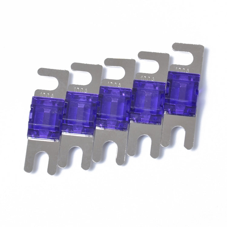 5 PCS Car Audio AFS Mini ANL 100Amp Fuse Nicked Plated, 100Amp