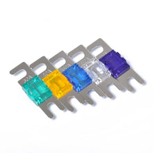 Load image into Gallery viewer, 5 PCS Car Audio AFS Mini ANL 30A 40A 60A 80A 100Amp Fuse Nicked Plated, 30A 40A 60A 80A 100Amp