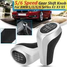 Load image into Gallery viewer, Car 6-speed Matte Silver Gear Shift Lever Knob for BMW, 6-speed Matte Silver