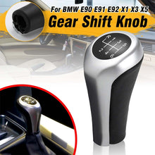 Load image into Gallery viewer, Car 6-speed Matte Silver Gear Shift Lever Knob for BMW, 6-speed Matte Silver
