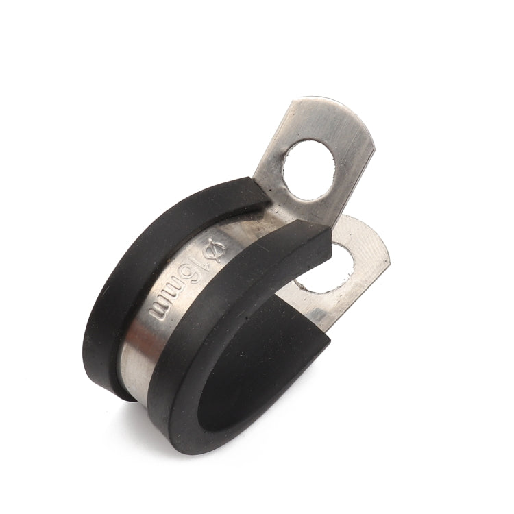 10 PCS Car Rubber Cushion Pipe Clamps Stainless Steel Clamps, Size: 3/4 inch (19mm), Size: 3/4 inch (19mm)